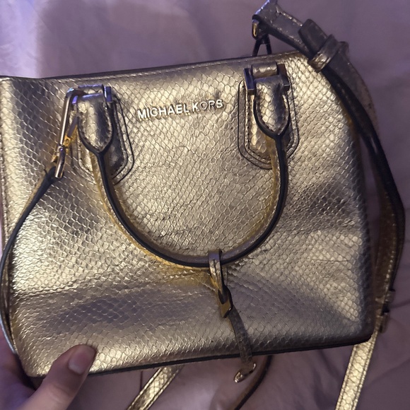 Michael Kors Metallic Purse
